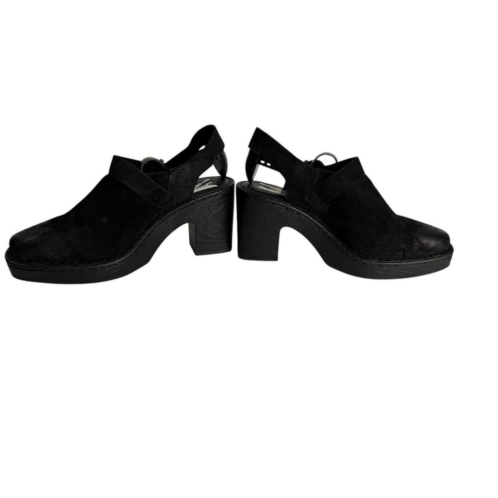Born Women's Strappy Platform Slingback Black Comfort Boho Shoes 9M EUC - Picture 8 of 9